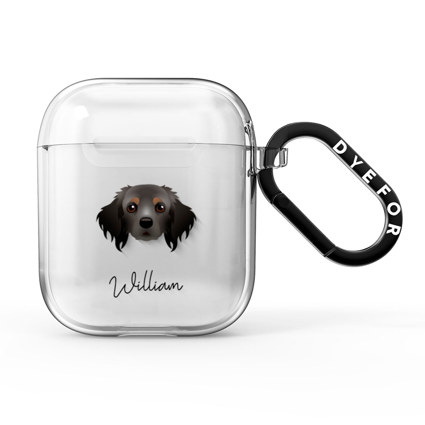 Cavapom Personalised AirPods Clear Case