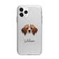 Cavapom Personalised Apple iPhone 11 Pro in Silver with Bumper Case
