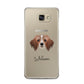 Cavapom Personalised Samsung Galaxy A5 2016 Case on gold phone