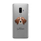 Cavapom Personalised Samsung Galaxy S9 Plus Case on Silver phone