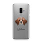 Cavapom Personalised Samsung Galaxy S9 Plus Case on Silver phone