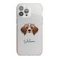 Cavapom Personalised iPhone 13 Pro Max TPU Impact Case with Pink Edges