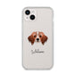 Cavapom Personalised iPhone 14 Plus Clear Tough Case Starlight