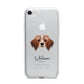 Cavapom Personalised iPhone 7 Bumper Case on Silver iPhone