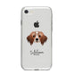 Cavapom Personalised iPhone 8 Bumper Case on Silver iPhone