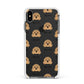 Cavapoo Icon with Name Apple iPhone Xs Max Impact Case White Edge on Black Phone