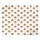 Cavapoo Icon with Name Personalised Wrapping Paper Alternative