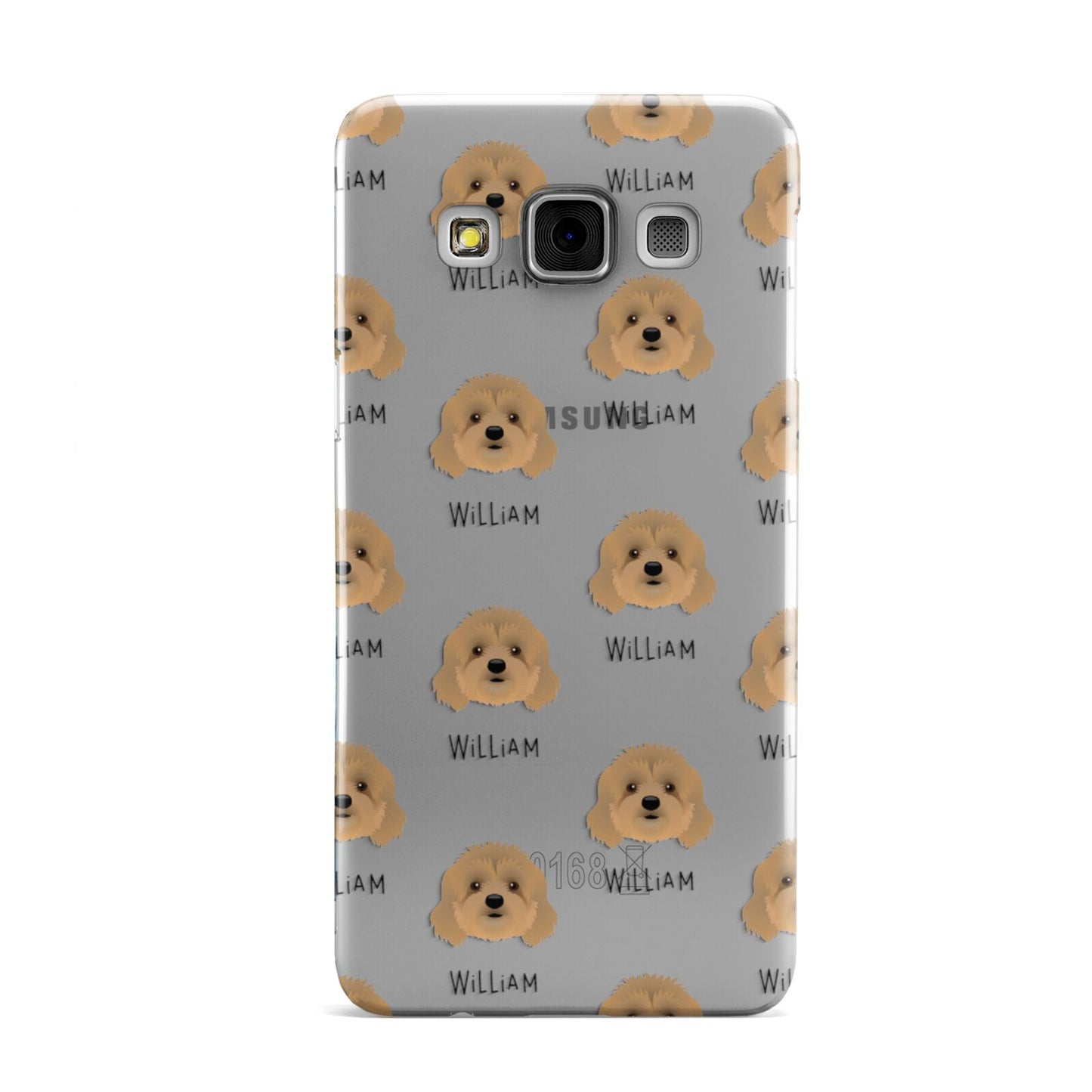 Cavapoo Icon with Name Samsung Galaxy A3 Case