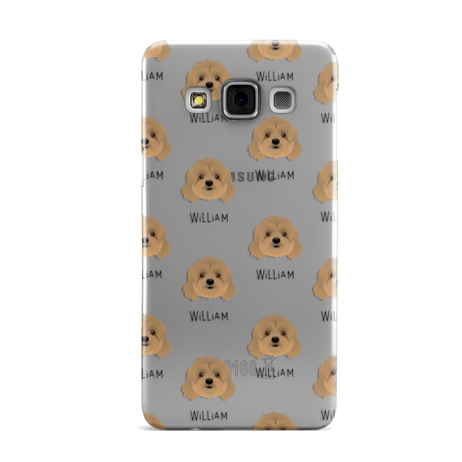 Cavapoo Icon with Name Samsung Galaxy A3 Case