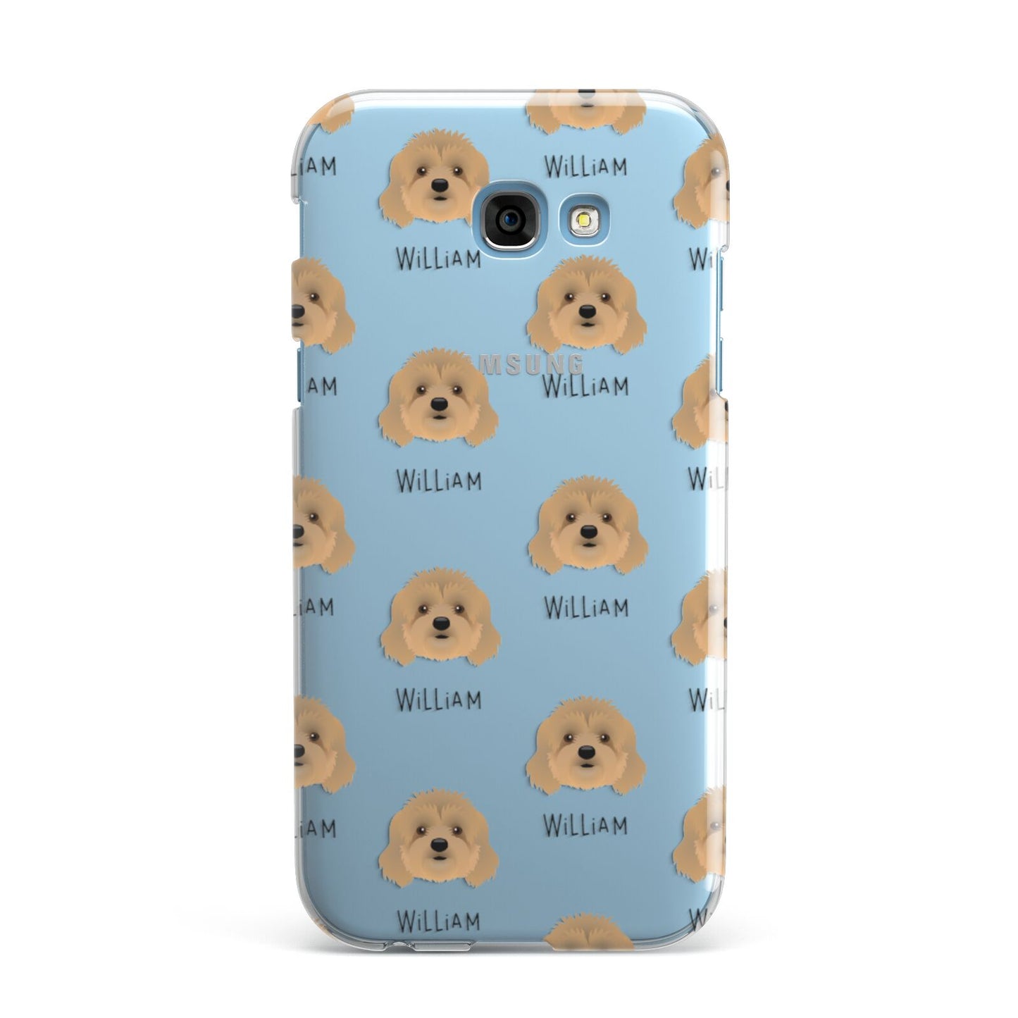 Cavapoo Icon with Name Samsung Galaxy A7 2017 Case