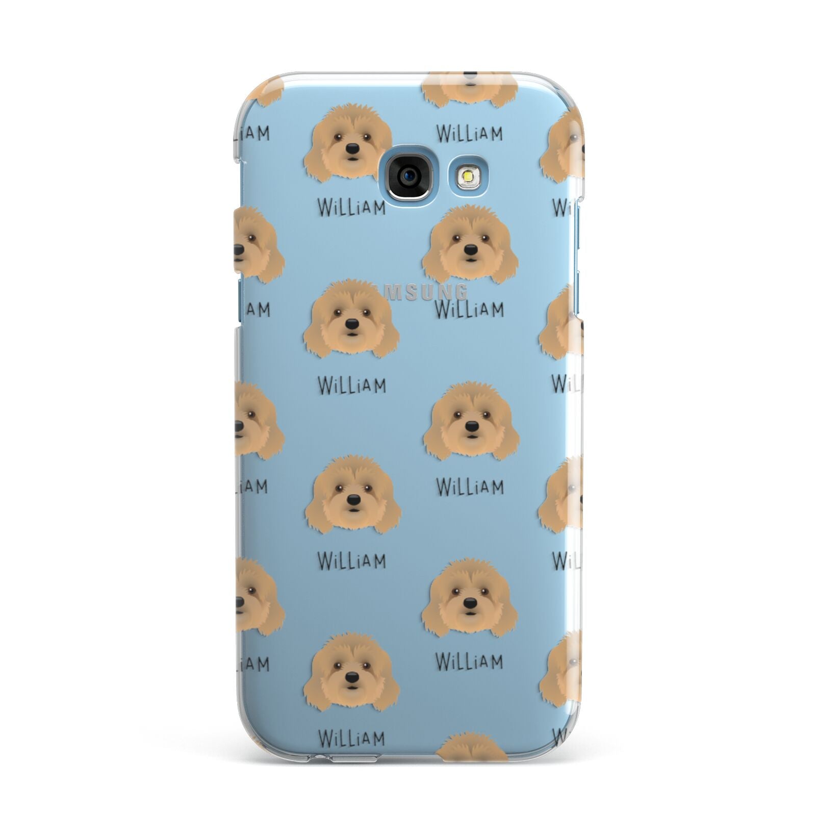 Cavapoo Icon with Name Samsung Galaxy A7 2017 Case