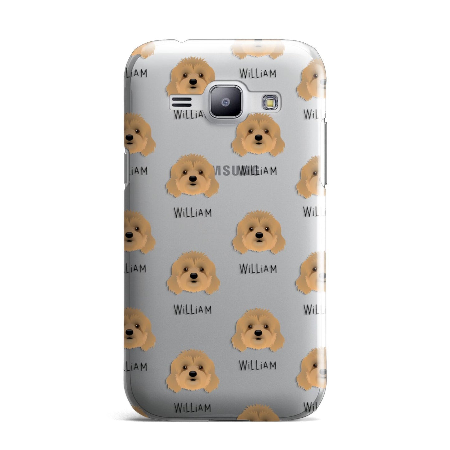 Cavapoo Icon with Name Samsung Galaxy J1 2015 Case