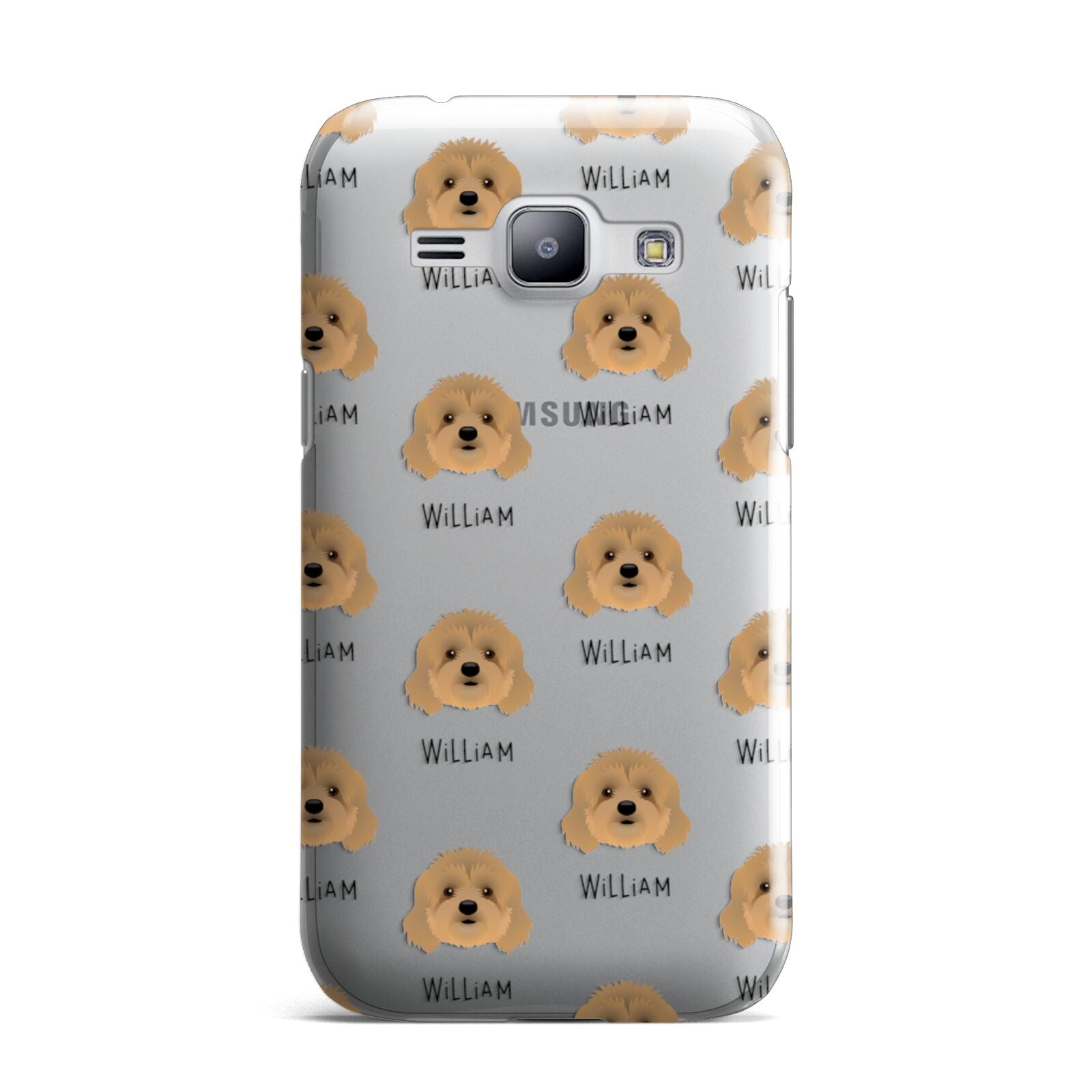 Cavapoo Icon with Name Samsung Galaxy J1 2015 Case