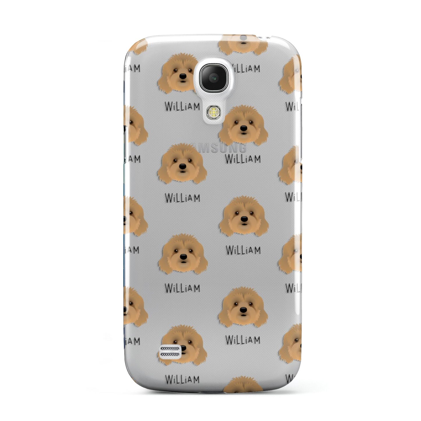 Cavapoo Icon with Name Samsung Galaxy S4 Mini Case