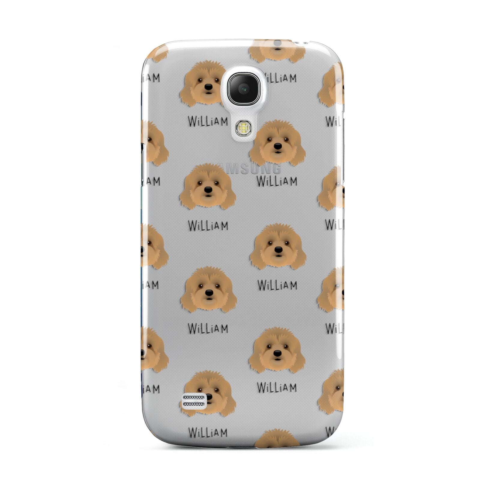 Cavapoo Icon with Name Samsung Galaxy S4 Mini Case
