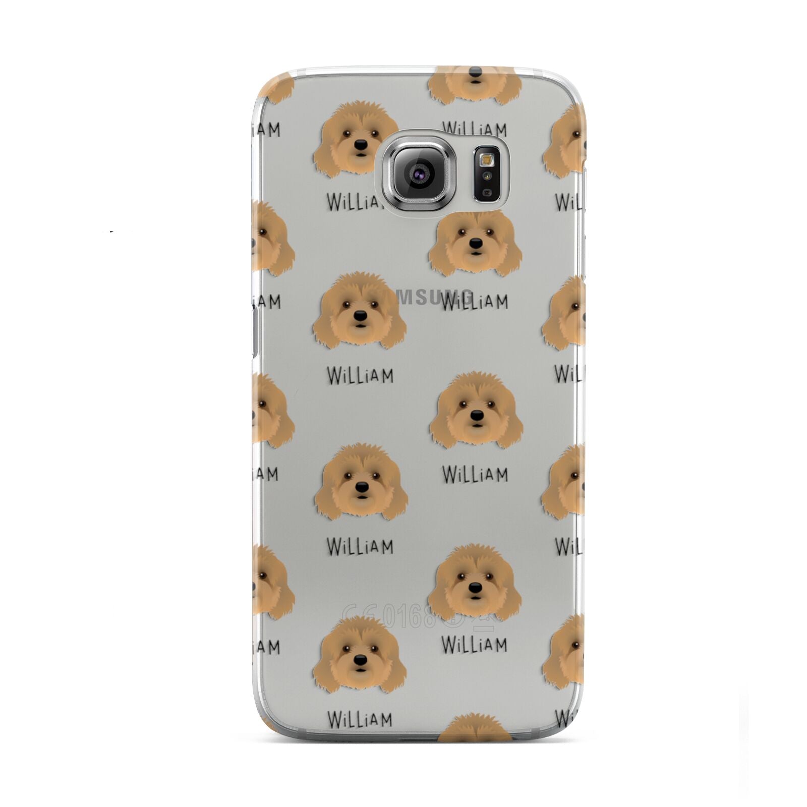 Cavapoo Icon with Name Samsung Galaxy S6 Case