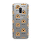 Cavapoo Icon with Name Samsung Galaxy S9 Plus Case on Silver phone