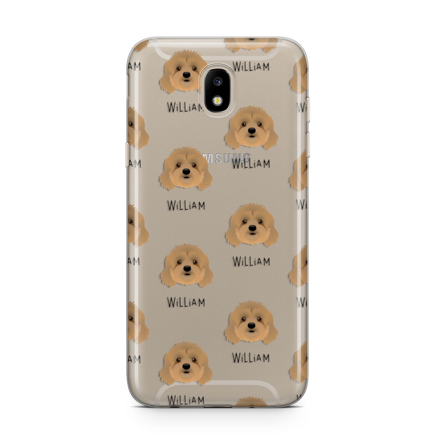 Cavapoo Icon with Name Samsung J5 2017 Case