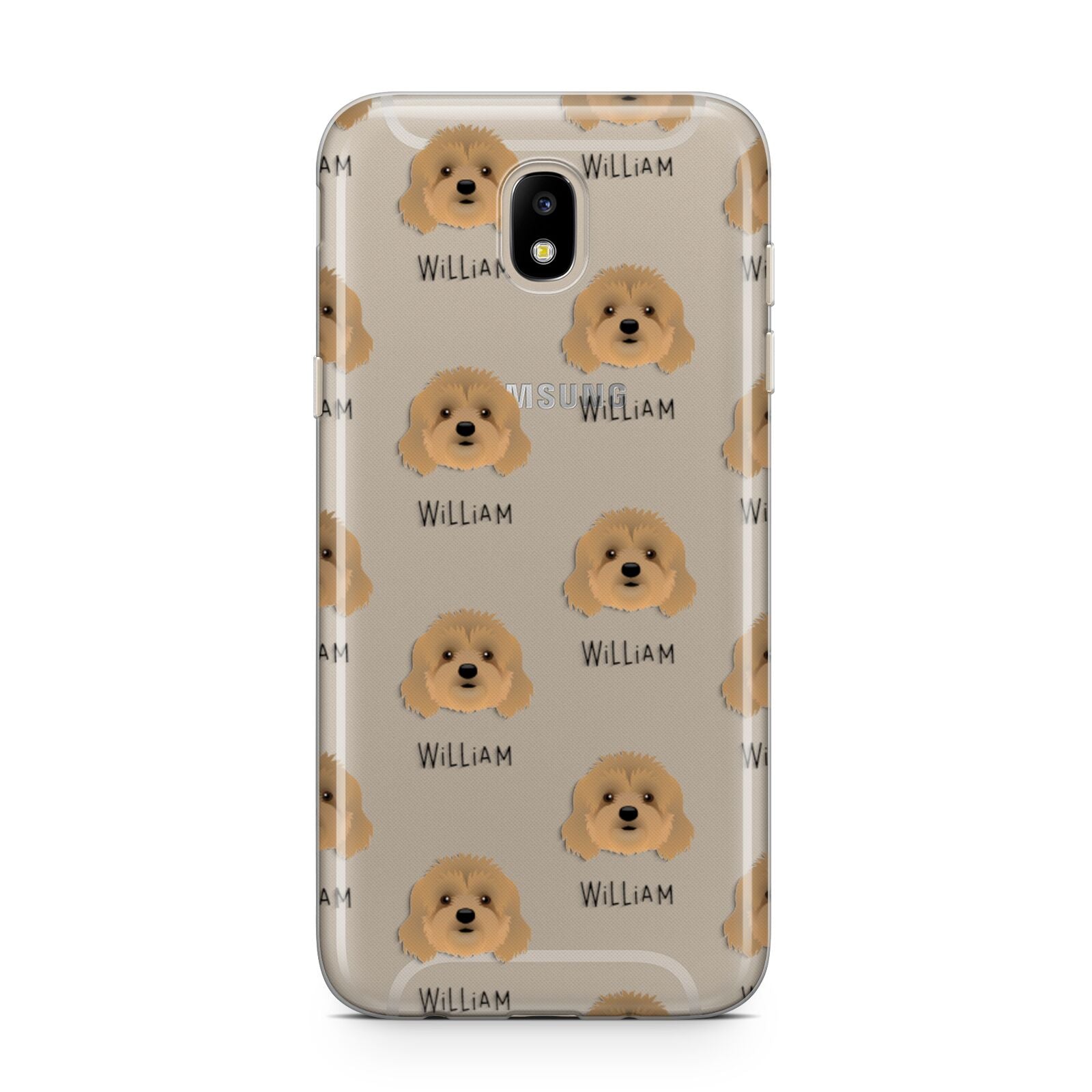 Cavapoo Icon with Name Samsung J5 2017 Case