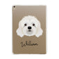 Cavapoo Personalised Apple iPad Gold Case