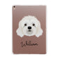 Cavapoo Personalised Apple iPad Rose Gold Case