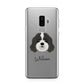 Cavapoo Personalised Samsung Galaxy S9 Plus Case on Silver phone