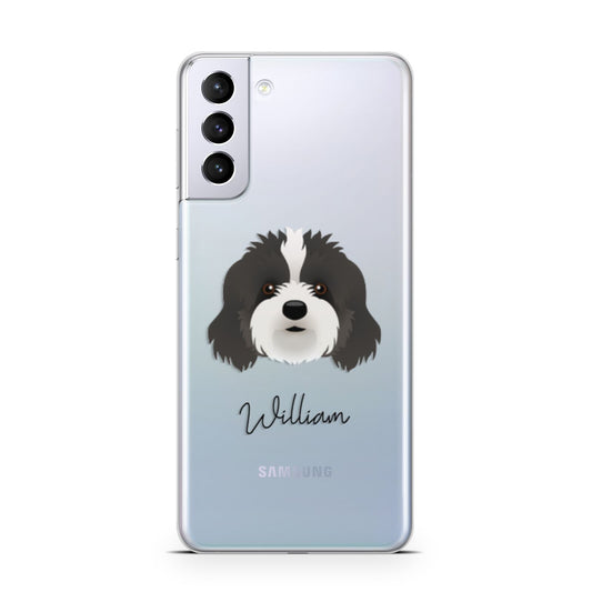Cavapoo Personalised Samsung S21 Plus Phone Case