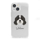 Cavapoo Personalised iPhone 13 Mini Clear Bumper Case