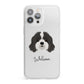 Cavapoo Personalised iPhone 13 Pro Max Clear Bumper Case
