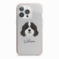 Cavapoo Personalised iPhone 13 Pro TPU Impact Case with Pink Edges