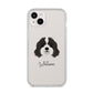 Cavapoo Personalised iPhone 14 Plus Clear Tough Case Starlight