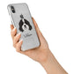 Cavapoo Personalised iPhone X Bumper Case on Silver iPhone Alternative Image 2