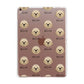 Cavapoochon Icon with Name Apple iPad Rose Gold Case
