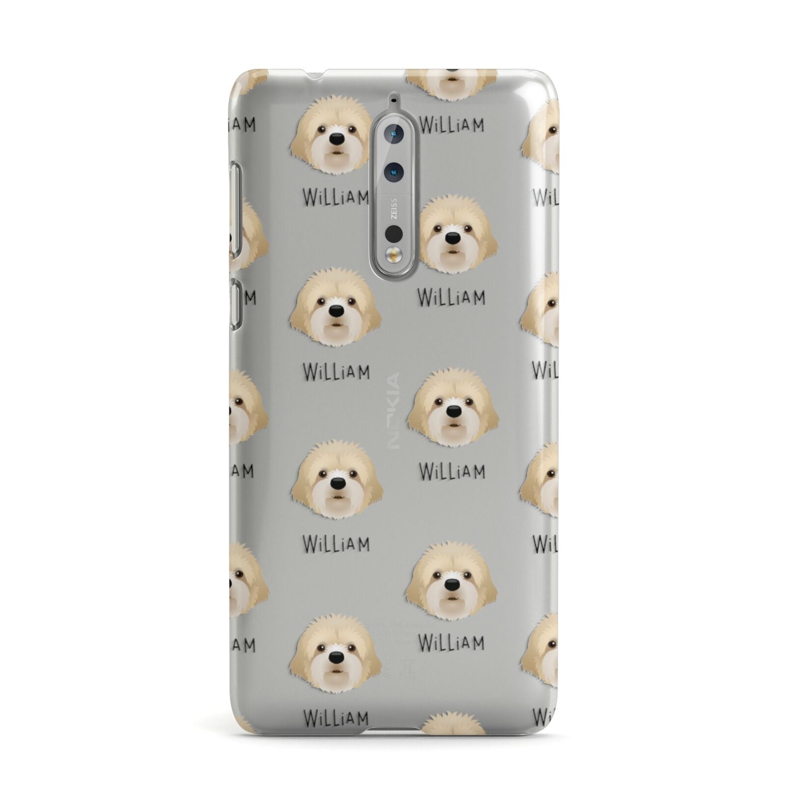 Cavapoochon Icon with Name Nokia Case – Dyefor