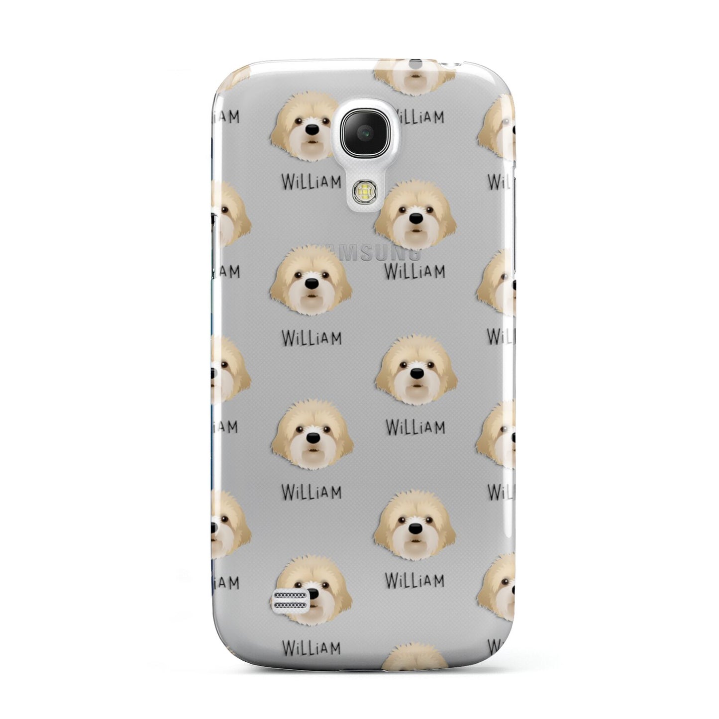 Cavapoochon Icon with Name Samsung Galaxy S4 Mini Case