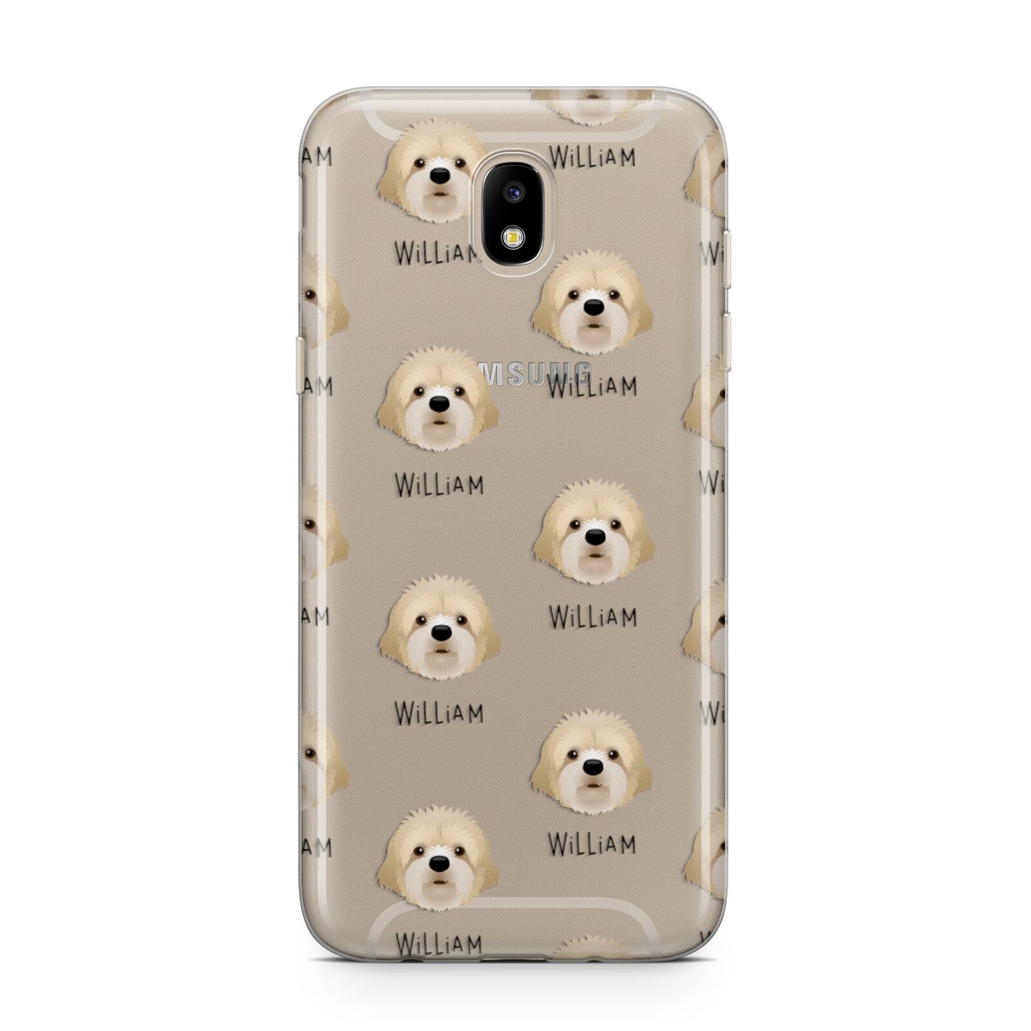 Cavapoochon Icon with Name Samsung J5 2017 Case
