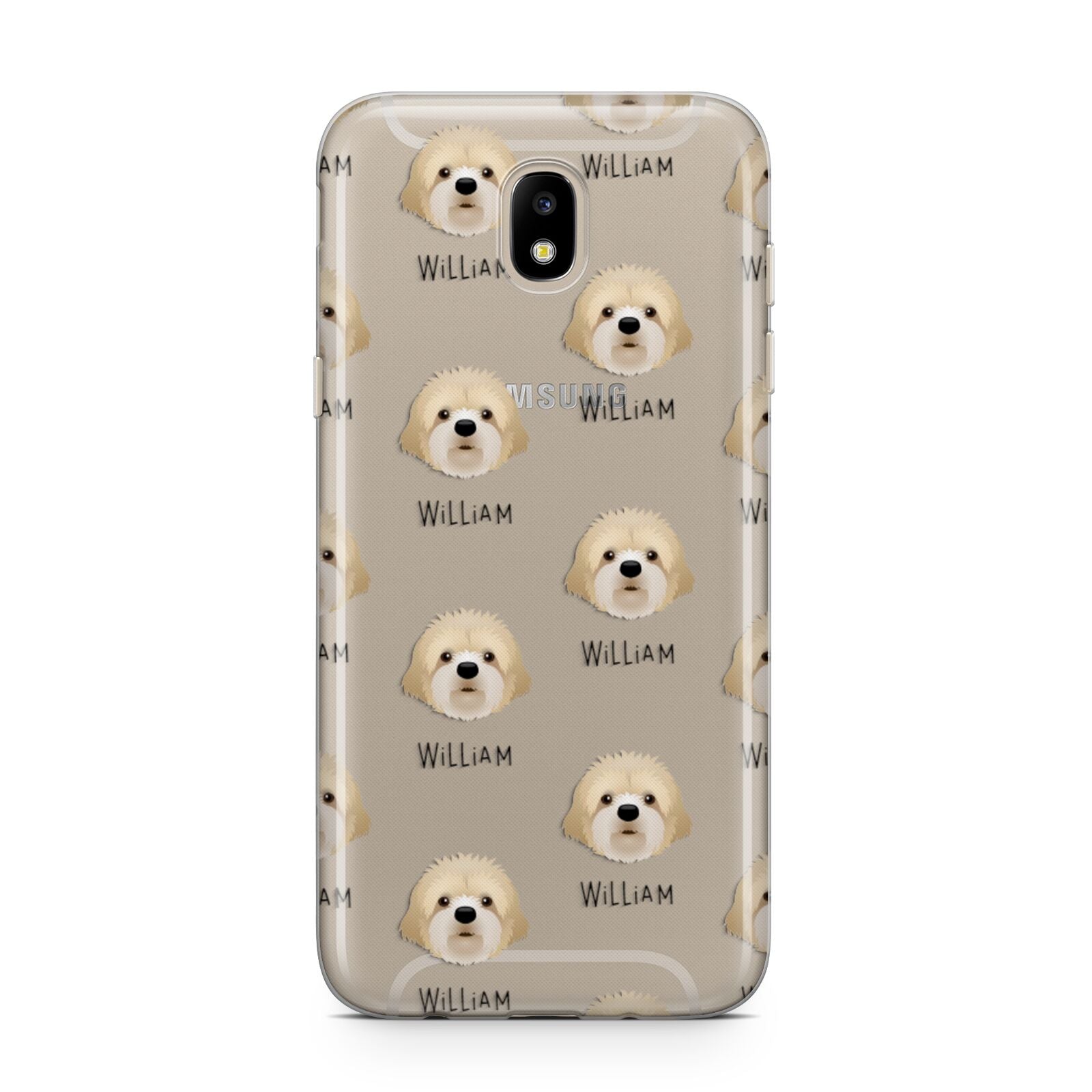 Cavapoochon Icon with Name Samsung J5 2017 Case