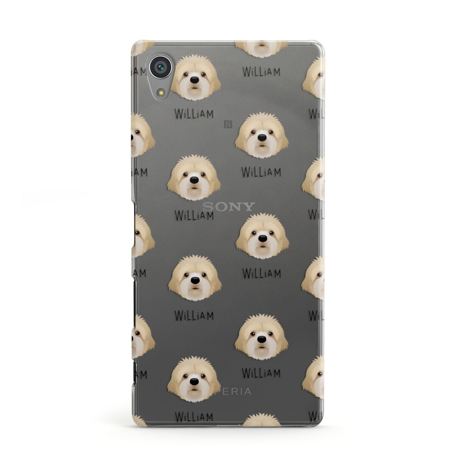 Cavapoochon Icon with Name Sony Case – Dyefor