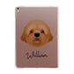 Cavapoochon Personalised Apple iPad Rose Gold Case