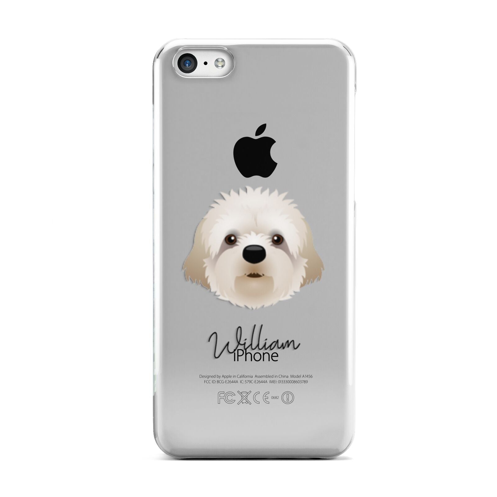 Cavapoochon Personalised Apple iPhone 5c Case