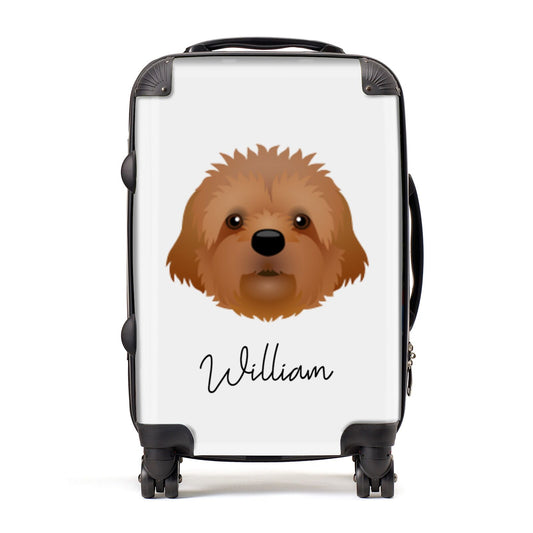 Cavapoochon Personalised Suitcase