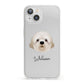 Cavapoochon Personalised iPhone 13 Clear Bumper Case