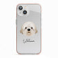 Cavapoochon Personalised iPhone 13 TPU Impact Case with Pink Edges