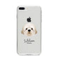Cavapoochon Personalised iPhone 8 Plus Bumper Case on Silver iPhone