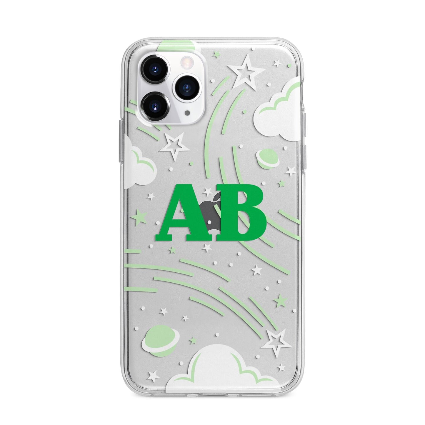 Celestial Apple iPhone 11 Pro Max in Silver with Bumper Case
