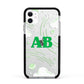 Celestial Apple iPhone 11 in White with Black Impact Case