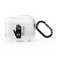 Celestial Hand with Text AirPods Clear Case 3rd Gen