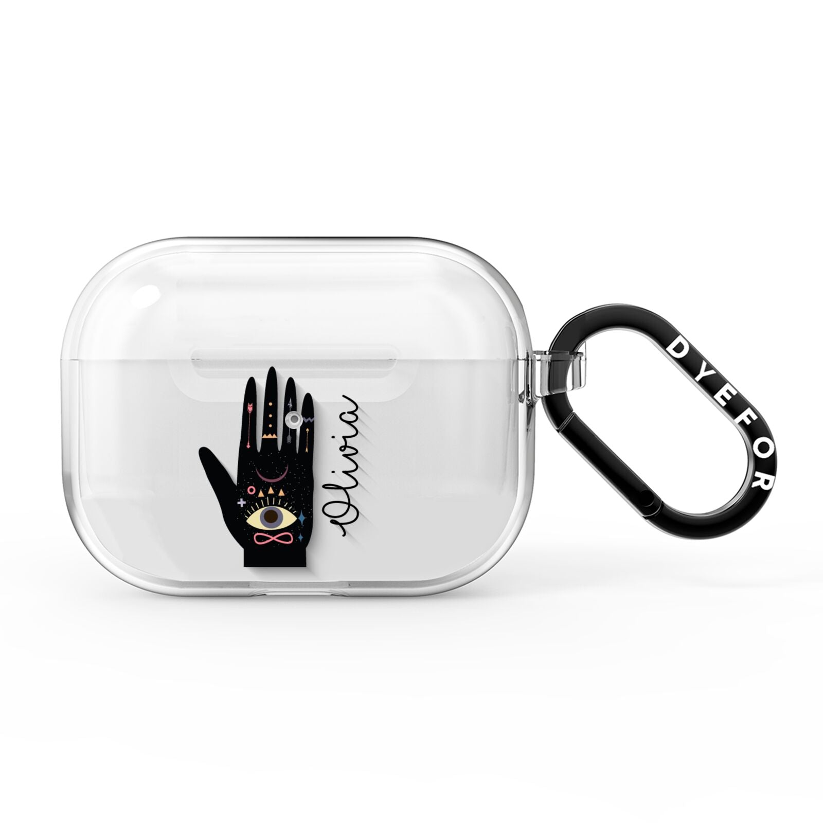 Celestial Hand with Text AirPods Pro Clear Case