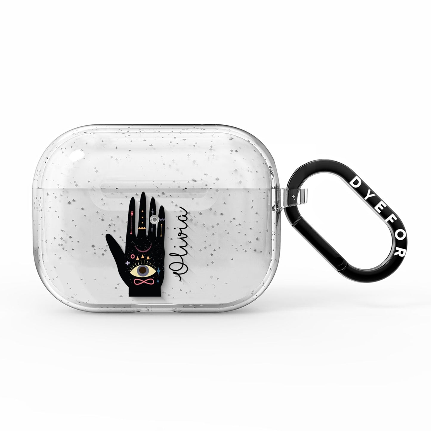 Celestial Hand with Text AirPods Pro Glitter Case