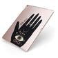 Celestial Hand with Text Apple iPad Case on Rose Gold iPad Side View